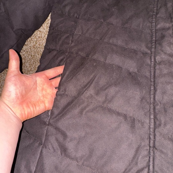 Women's Chocolate Brown L.L Bean Hooded Coat - Picture 5 of 7